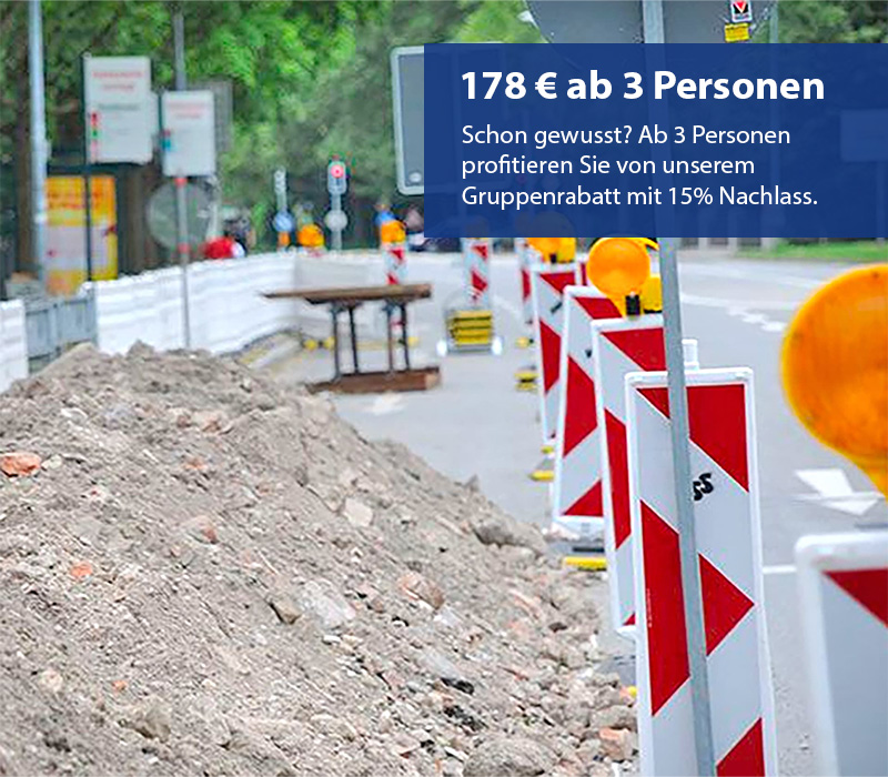 RSA Schulung: Baustellensicherung an Straßen nach MVAS 99 (1-tägig)