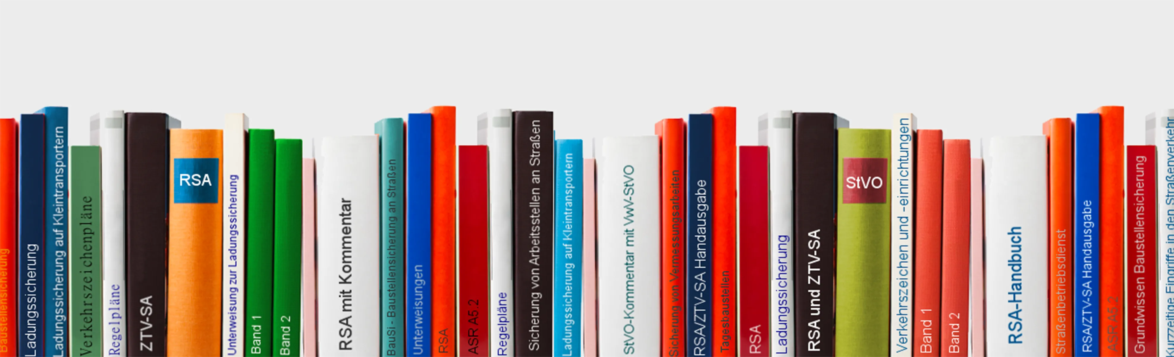Headerbild Bücher Reihe von Büchern