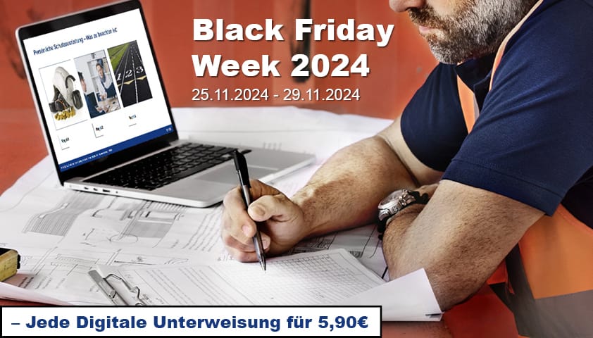 MORAVIA Akademie Aktuell: Black Friday Special: Digitale Unterweisungen – Jetzt zum Aktionspreis sichern! Black Friday Week Angebot 2024 - Digitale Unterweisungen
