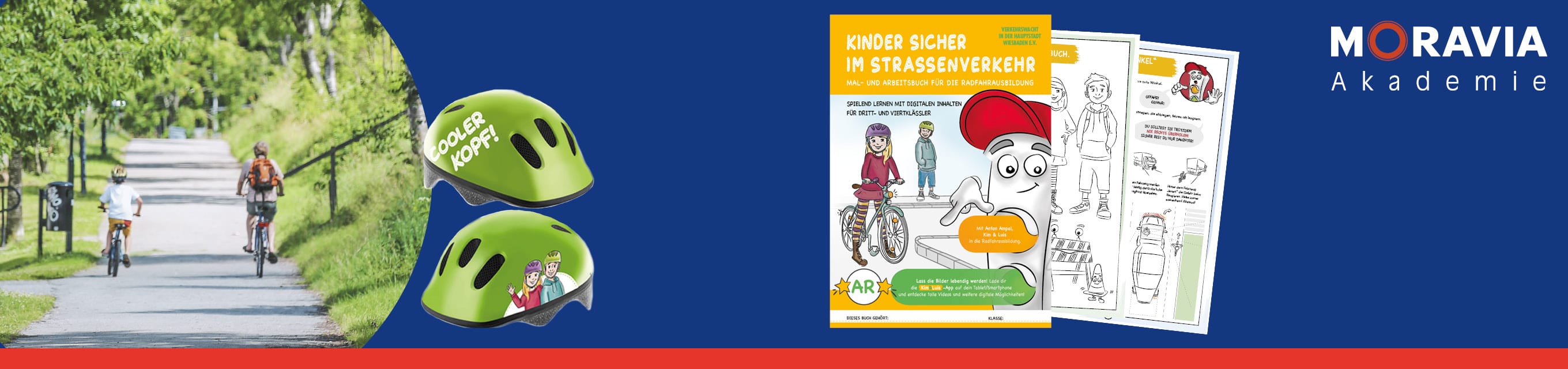 Mal- und Arbeitsbuch zur Radfahrausbildung hilft sicher durch den Straßenverkehr Mal- und Arbeitsbuch zur Radfahrausbildung wird vorgestellt