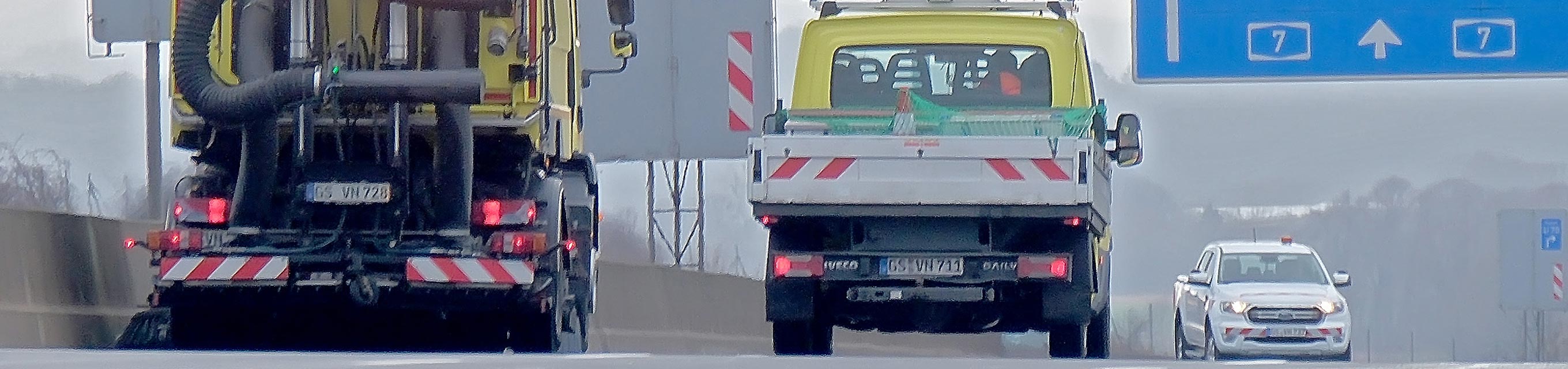 Sperrung auf der A7