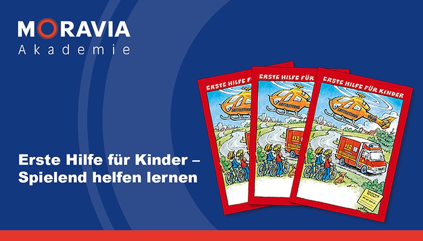 Drei Ausgaben des Buches Erste Hilfe für Kinder.