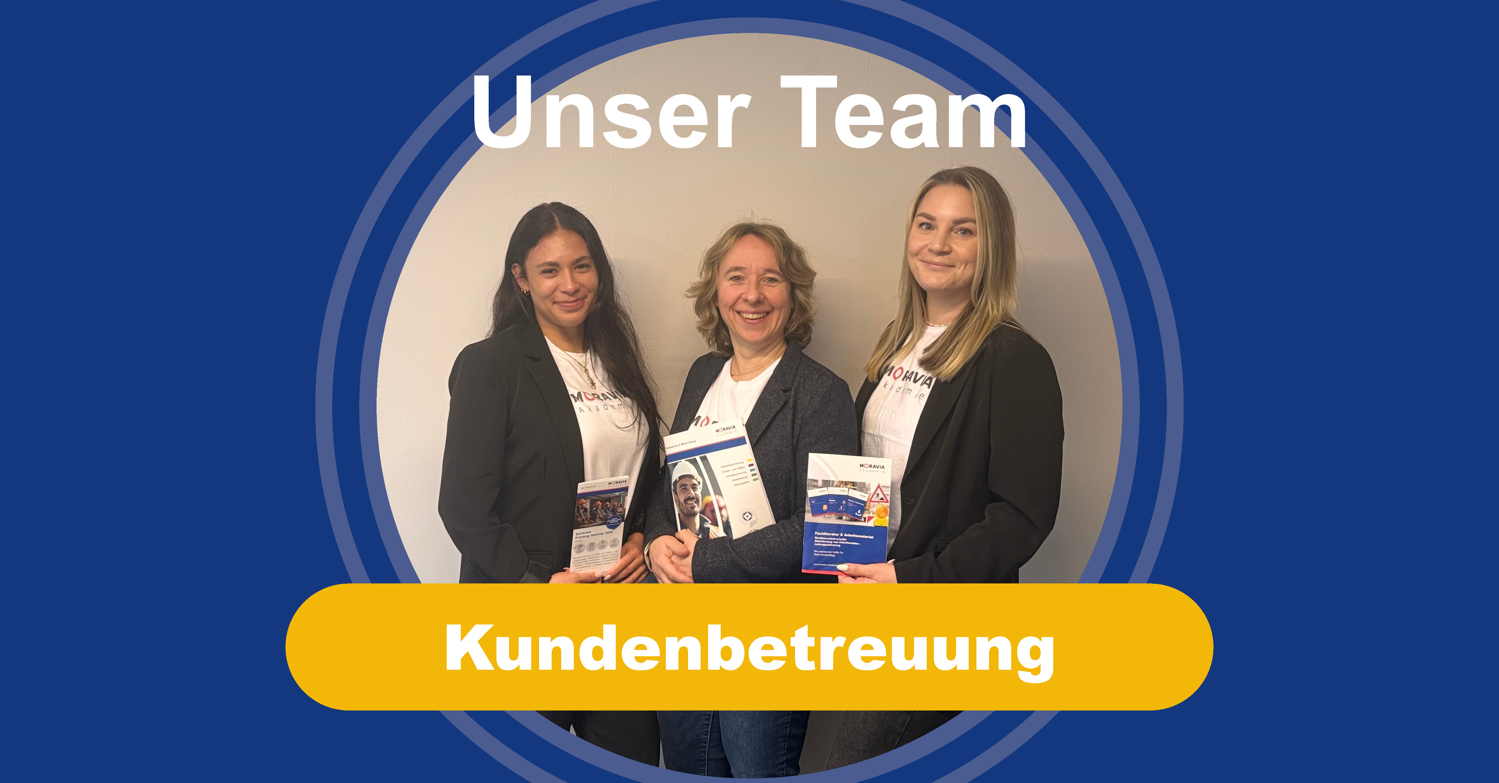 Team Kundenbetreuung der MORAVIA Akademie