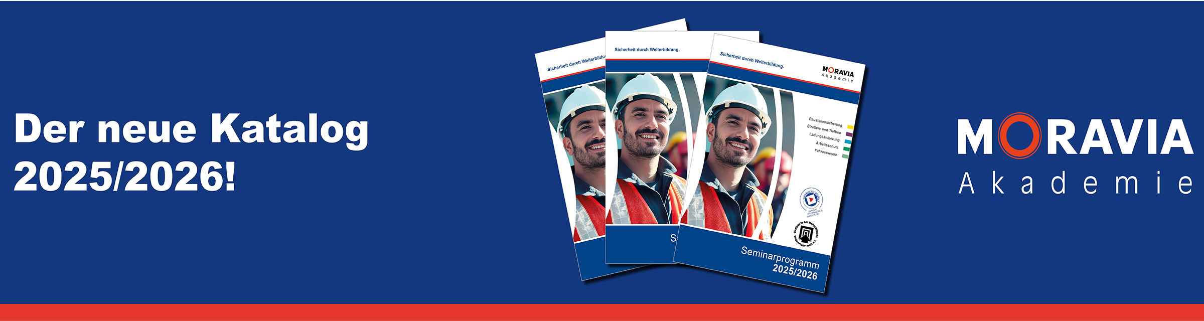 Neuer MORAVIA Akademie Seminarkatalog 2025/2026 mit Weiterbildungsangeboten
