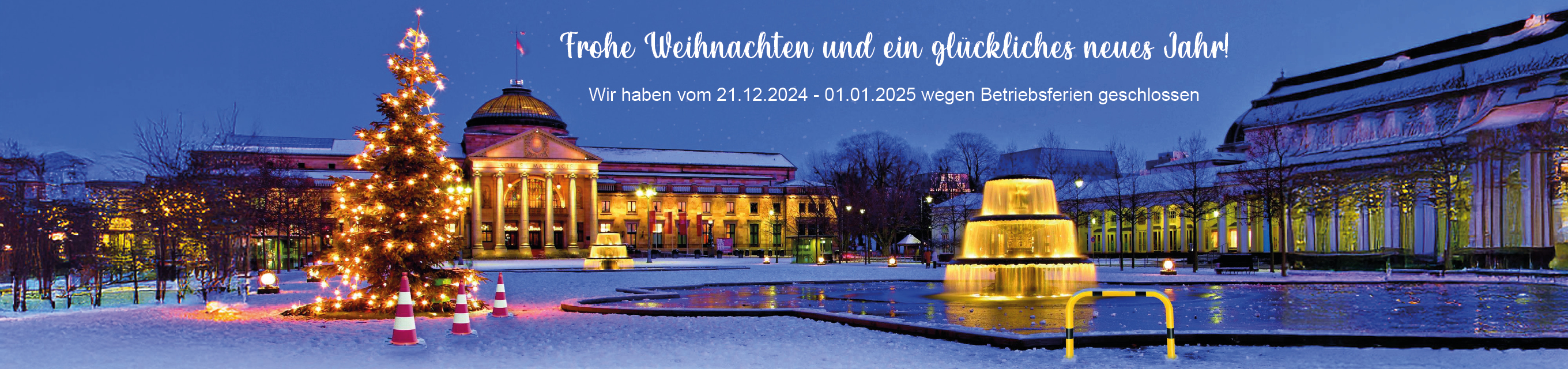 MORAVIA Akademie Aktuell: Unser Selbstlernkurs im Angebot Wiesbaden Kurhaus in weihnachtlichem Ambiente mit Elementen der MORAVIA Gruppe